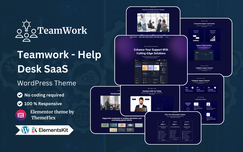 624 teamwork help desk saas wordpress theme