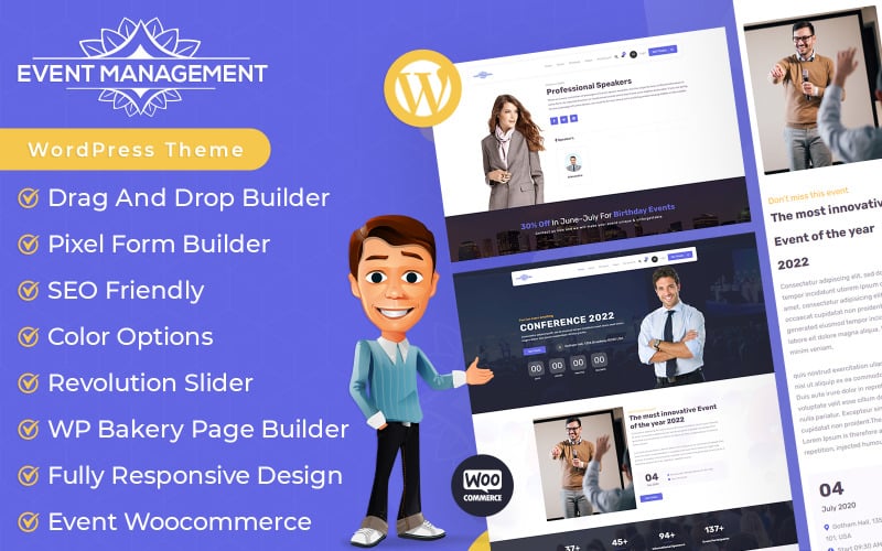 626 event management wordpress theme