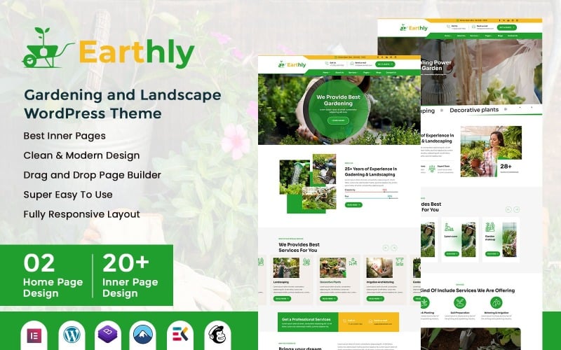 628 earthly gardening and landscape wordpress theme