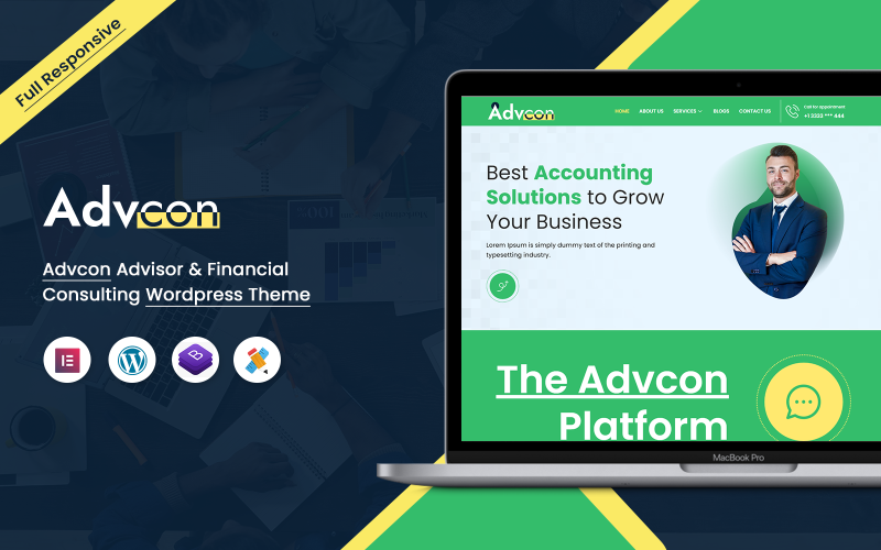 649 advcon advisor and financial consulting wordpress theme