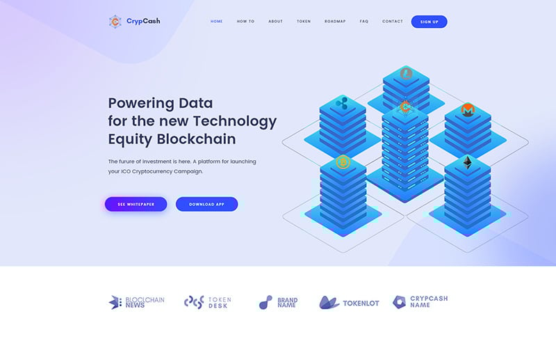 664 crypcash ico bitcoin and cryptocurrency wordpress theme