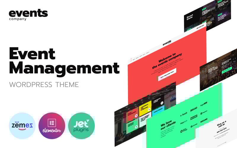 67 events company innovative template for event management website wordpress theme