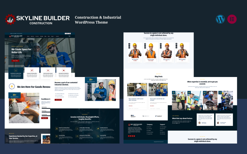 686 skyline construction and industrial services wordpress theme