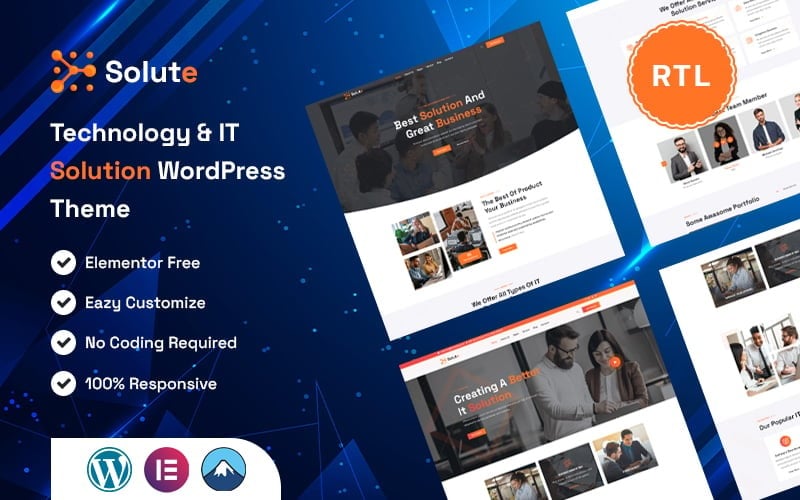 7 solute technology and it solutions wordpress theme