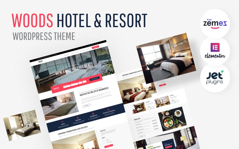 72 woods hotel hotel and resort wordpress theme