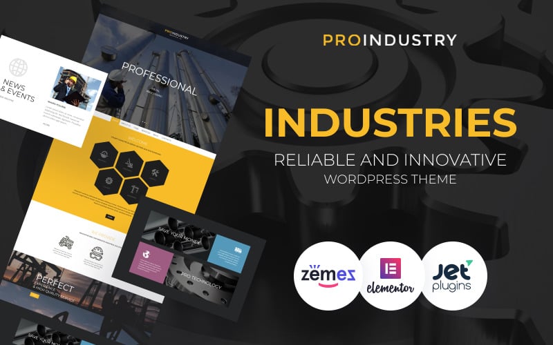 80 proindustry reliable and innovative wordpress industries theme