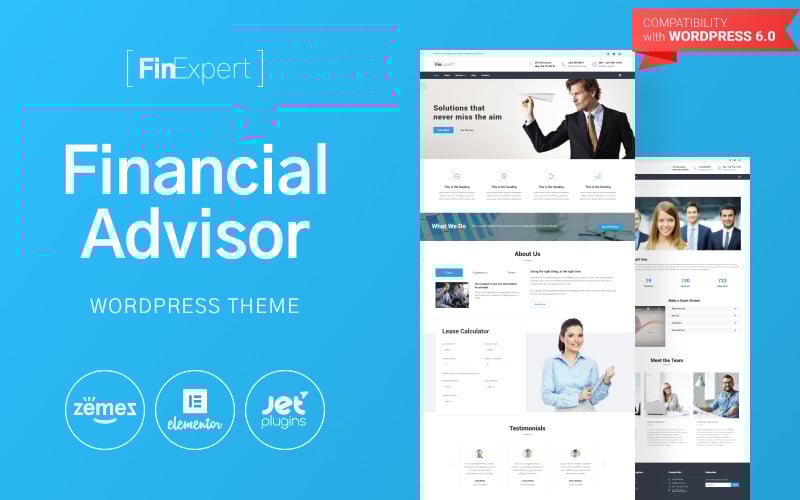 83 finexpert financial advisory company responsive wordpress theme