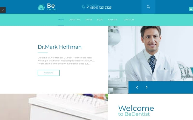 bedentist dental clinic joomla template 58449 0 original