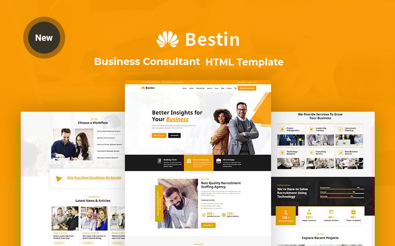 bestin business and consultant responsive website template 191586 original