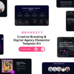 Creative Branding Elementor Template Kit – Brandzfy Digital Agency