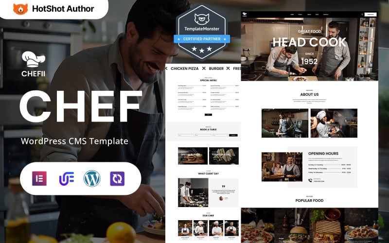 chefii personal chef catering and cooking services wordpress elementor theme 473908 original
