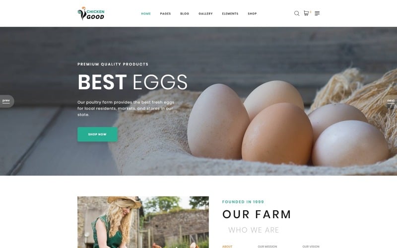 chicken good poultry farm multipage html website template 95263 2 original