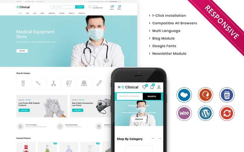 clinical the medical store responsive woocommerce theme 109406 original
