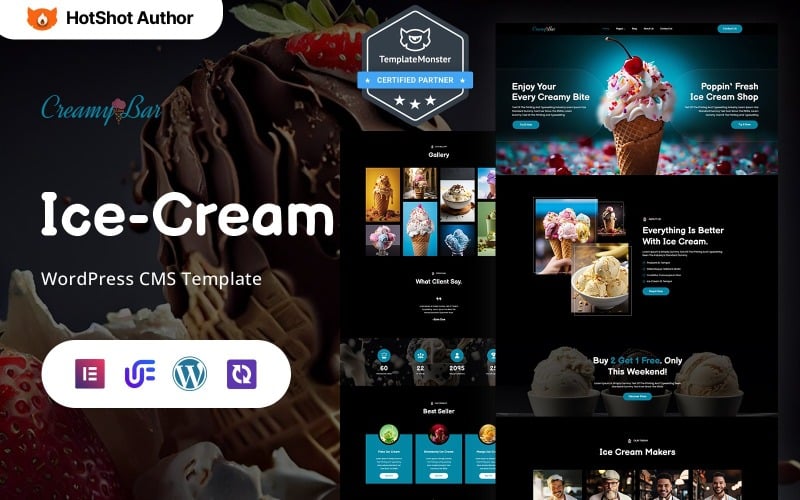 creamy bar ice cream wordpress elementor theme 431516 2 original