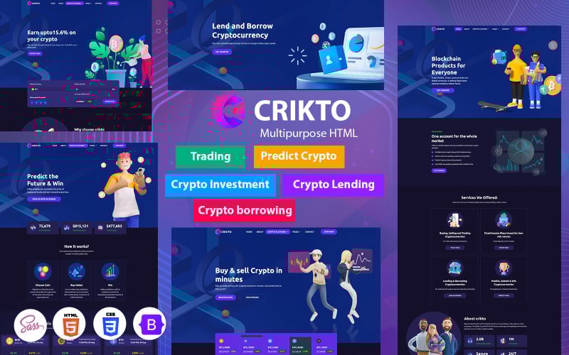 crikto crypto prediction trade investment and crypto lending borrowing html5 template 275651 original