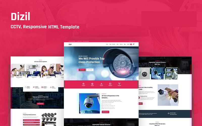 dizil cctv responsive website template 231831 original