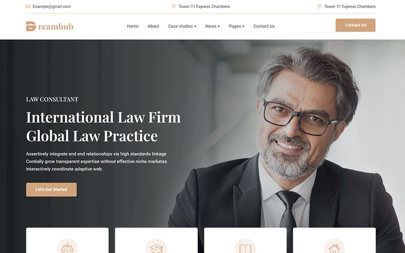 dreamhub lawyer and law html5 template 325713 original