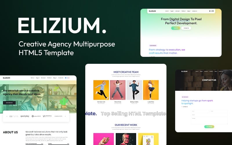 elizium creative business and innovative html5 template 518575 original