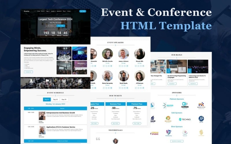 eventia event amp conference multipage html5 website template 247423 2 original