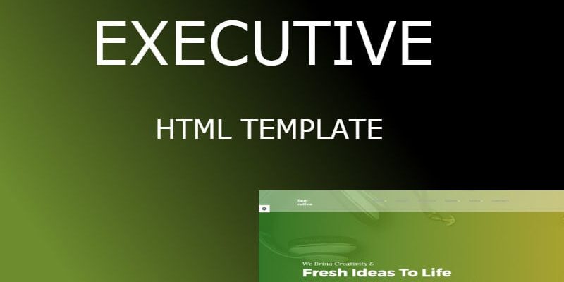 executive multipurpose html 65321 original