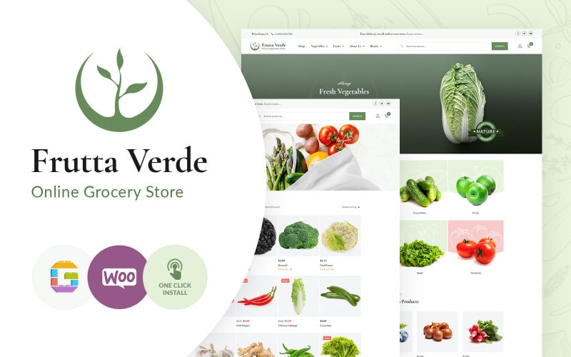 grocery store wordpress theme frutta verde 102891 original