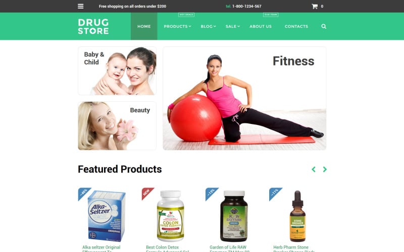 health care drug store shopify theme 57948 original