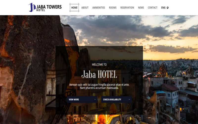 jaba hotel bed amp breakfast multipurpose premium html5 website template 193859 3 original