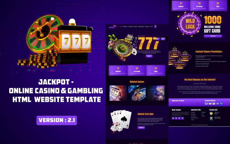 jackpot is unique and user friendly casino amp gambling html template 248014 3 original