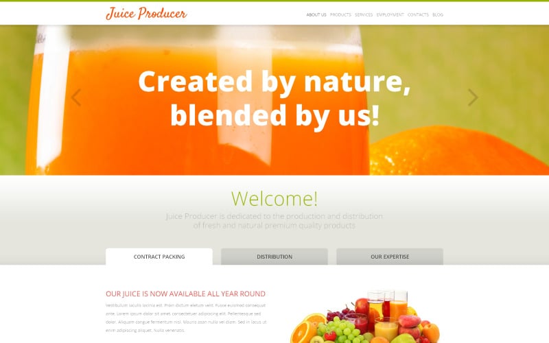 juice manufacturer wordpress theme 47992 original