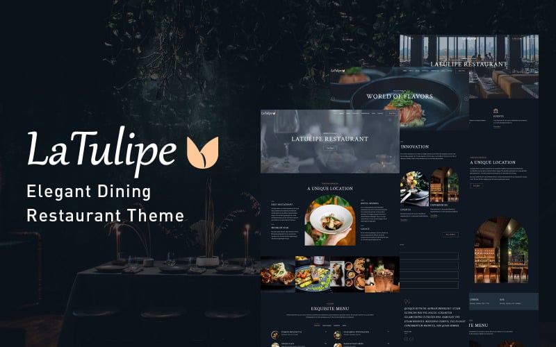 latulipe tasty dining restaurant wordpress theme 302015 original