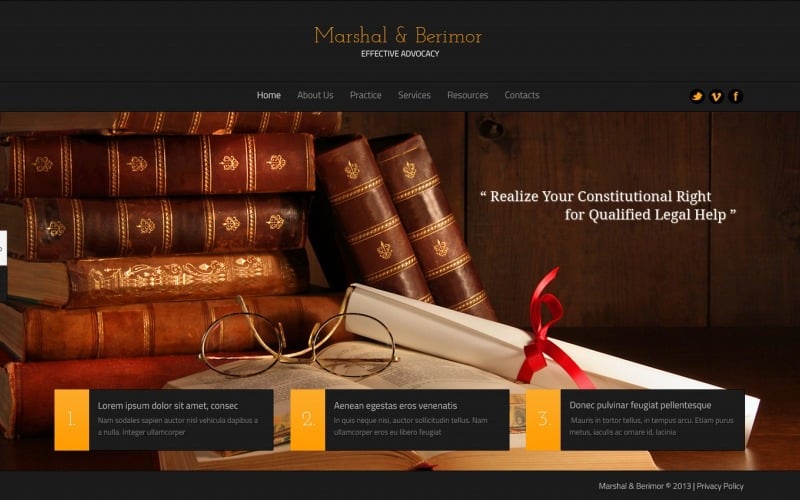 law firm website template 44916 original