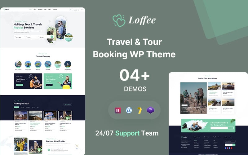 loffee travel amp tour booking agency wordpress theme 450601 original