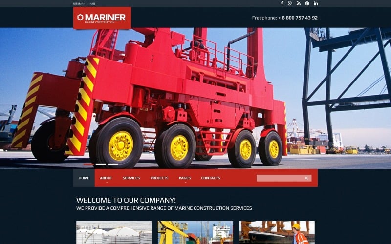 mariner construction company clean responsive html website template 57954 0 original