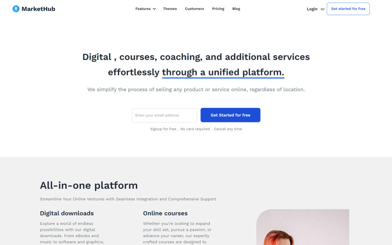 markethub digital platform website template 417446 original