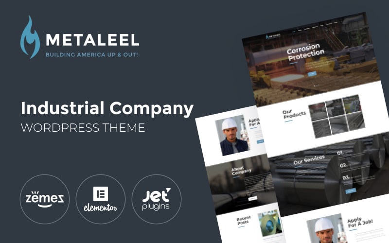 mataleel industrial company website template for wordpress 64053 3 original 1