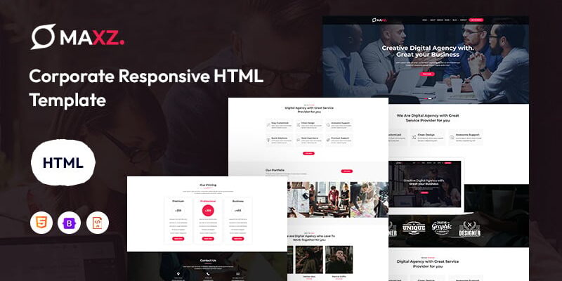 maxz corporate responsive website template 332848 original maxz corporate responsive website template 332848 original