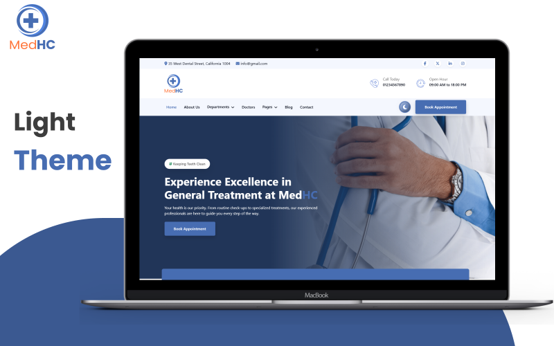 medhc responsive medical and healthcare multiple page website template 501171 original 1