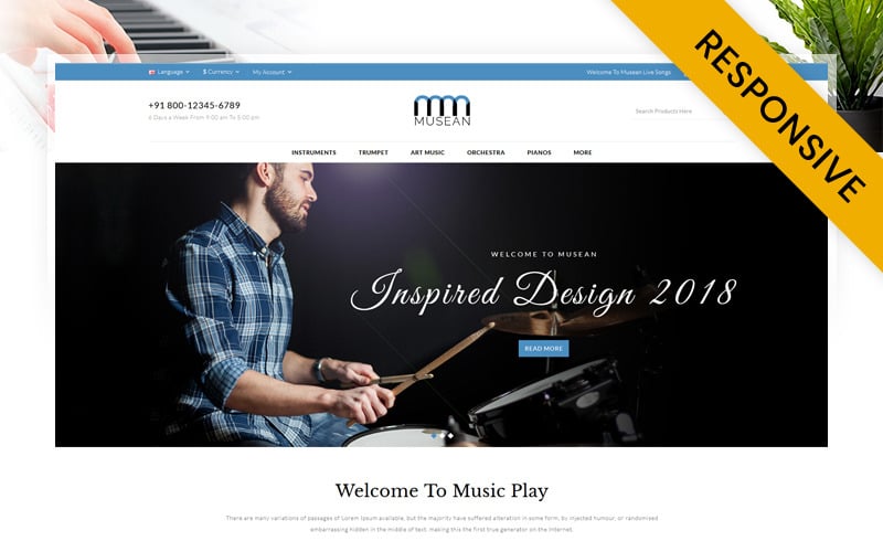 musean musical store opencart responsive template 73552 2 original