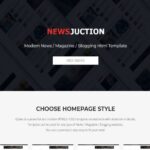 Newsjunction – Modern News & Magazine Website Template
