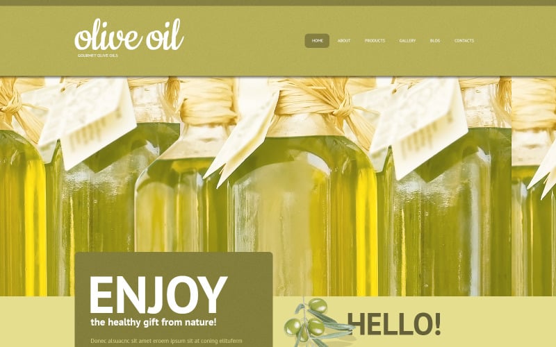 olive oil wordpress theme 47003 original