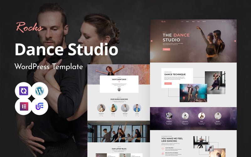 roksdance dancing academy and dancing studio wordpress elementor theme 432862 2 original 1