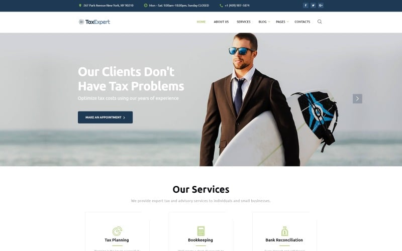 tax advisor amp financial consultant website template 61343 2 original