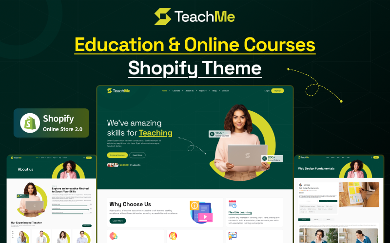 teachme education amp online course shopify theme 517109 original