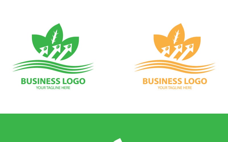 a green growth logo for your business and company brand identity a modern logo original