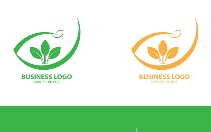 a green growth logo with leaves for your business and company brand identity a growth leaves logo original