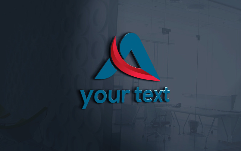 a letter and business logo template original