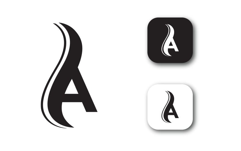 a letter logo icon design original