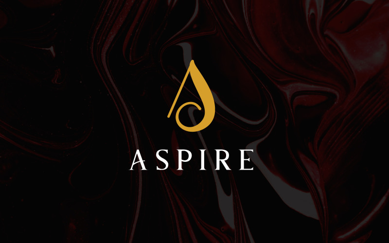 a letter luxury fashion brand logo design template original