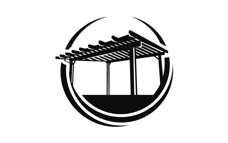 a perfect logo for pergolas sheds and pavilions original