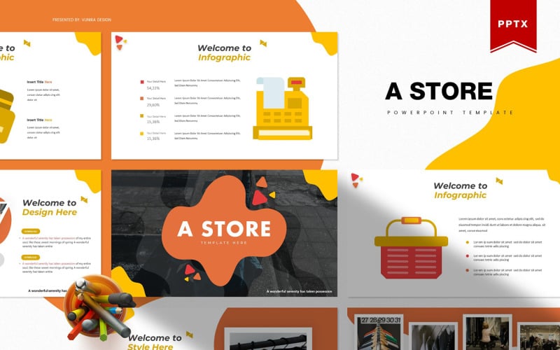 a store powerpoint template original